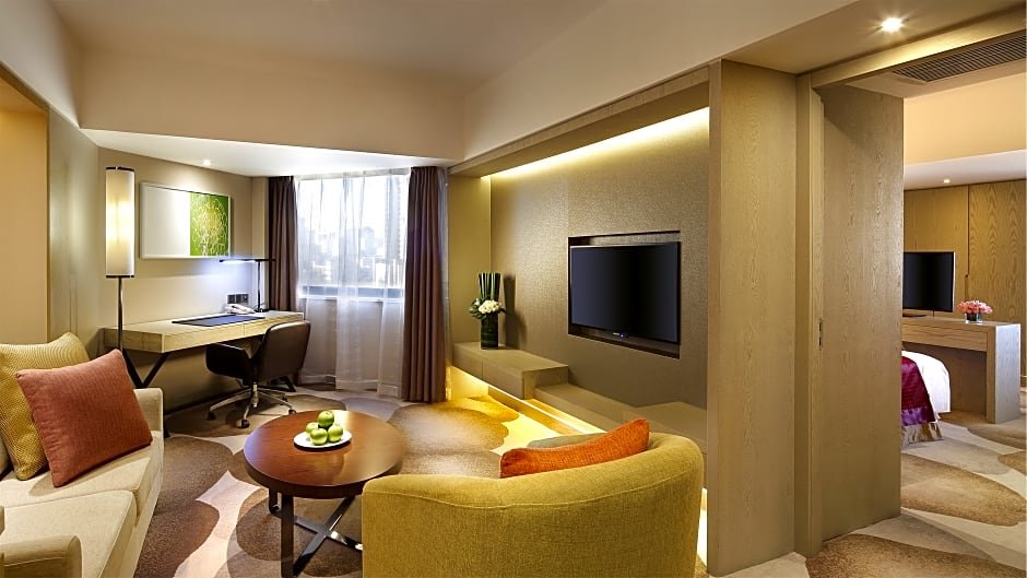 Suite 1 camera da letto con balcone e con vista sulla città Holiday Inn Kunming City Centre