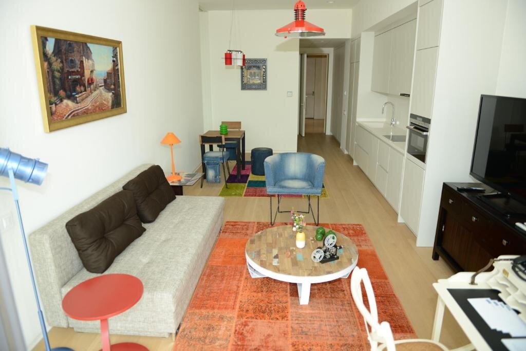 Семейные апартаменты c 1 комнатой с частичным видом Ataköy Marina Park Hotel Residence