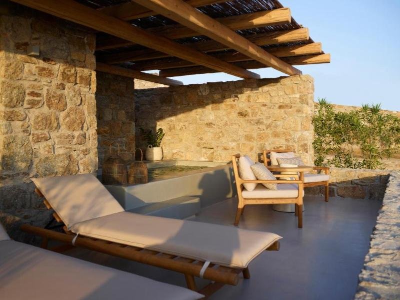 Suite with balcony and with sea view Collini Suites & Villas Mykonos