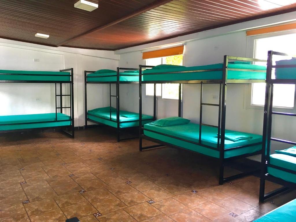 Кровать в общем номере El Machico Hostel