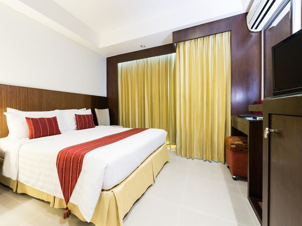 Кровать в общем номере iCheck inn Mayfair Pratunam