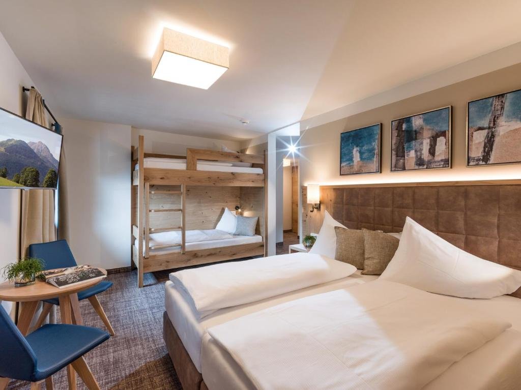 Standard quadruple chambre Alpen Glück Hotel Unterm Rain garni