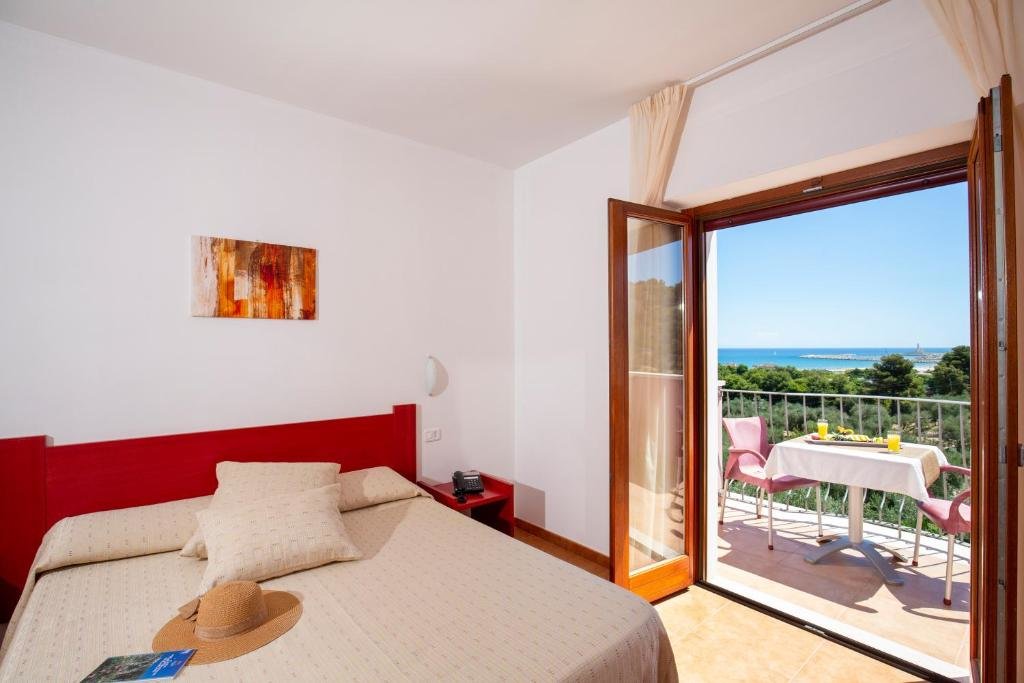 Habitación doble Estándar con balcón y con vista al mar Hotel Delle More