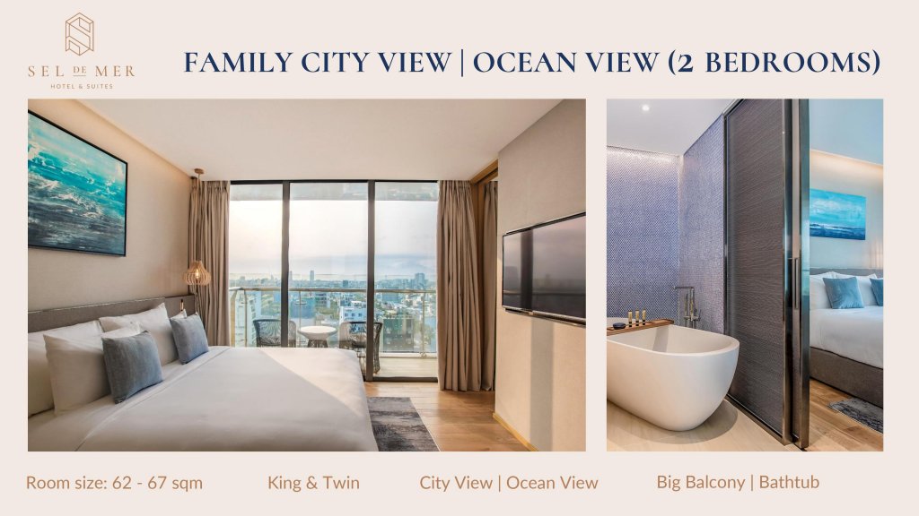 Camera familiare Standard con vista sull'oceano Sel de Mer Hotel & Suites