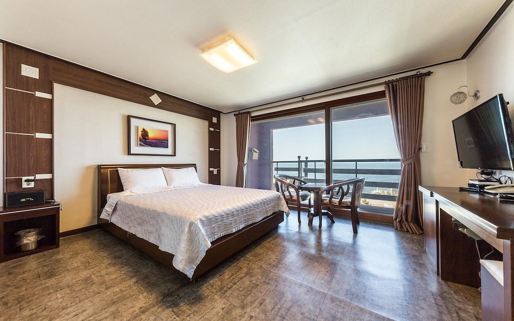 Camera doppia Standard con vista sull'oceano Yangyang Sunrise Hotel