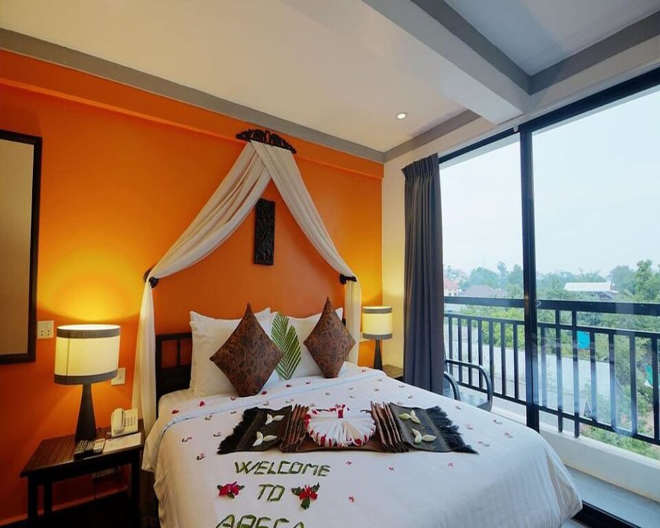Habitación Superior con balcón y con vista al jardín Areca Angkor Boutique Villa