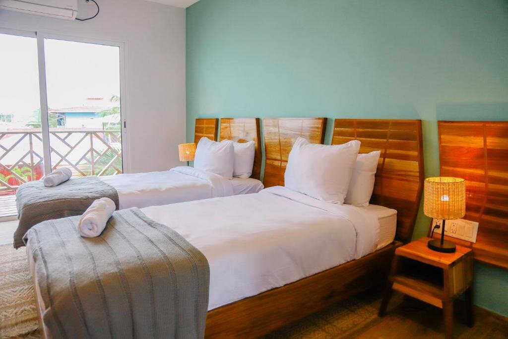 Кровать в общем номере с видом на океан Bambuda Bocas Town - Hostel