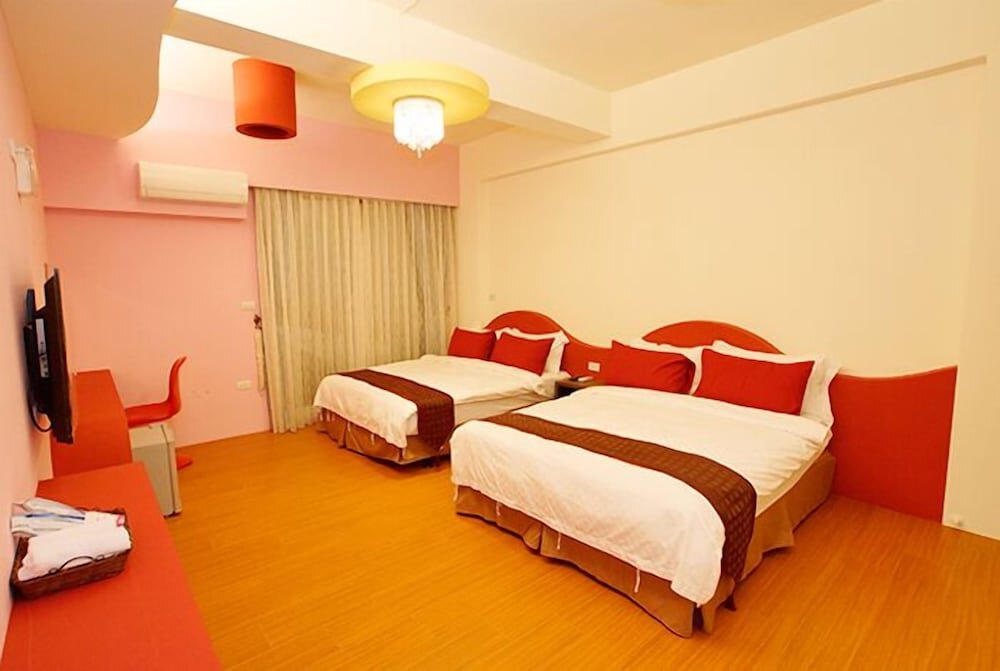 Standard Vierer Zimmer mit Balkon Taitung Yi Fan Feng Shun Homestay