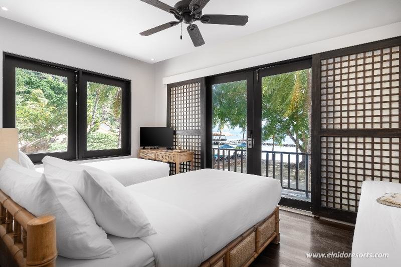 Standard Doppel Zimmer mit Balkon und am Strand El Nido Resorts Miniloc Island