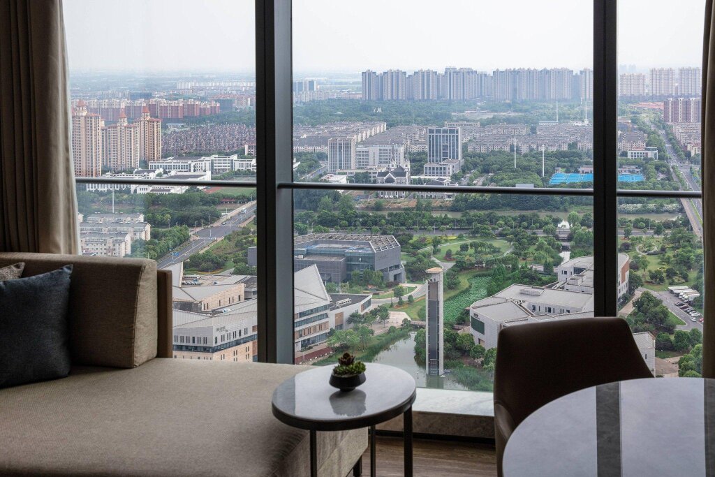 Standard Doppel Zimmer mit Gartenblick Zhangjiagang Marriott Hotel