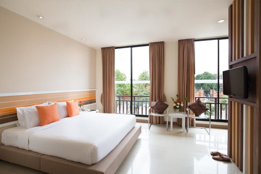 Deluxe Double room with mountain view Imm Hotel Thaphae Chiang Mai -SHA Extra Plus