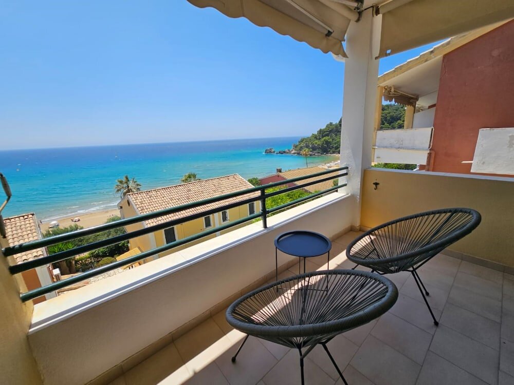 Appartement 2 chambres avec balcon et Vue montagne Corfu Glyfada Menigos Resort