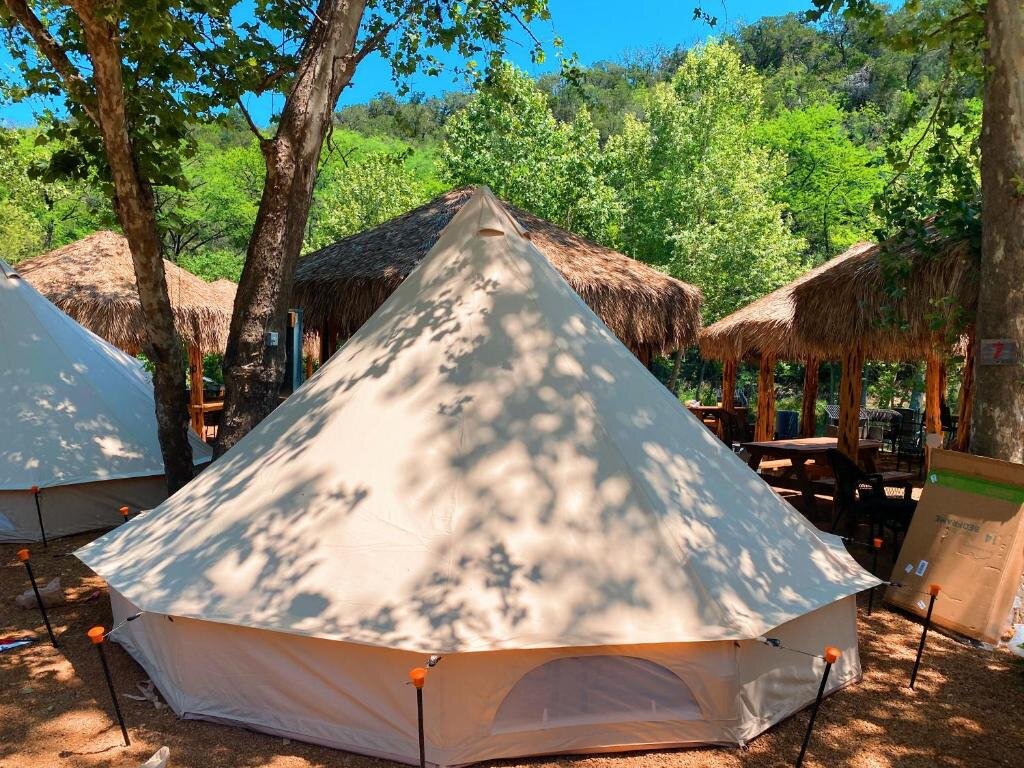 Семейный номер Standard Son's Guadalupe Glamping Tents - Adorable Riverside Glamping Tents Perfect a Family Getaway