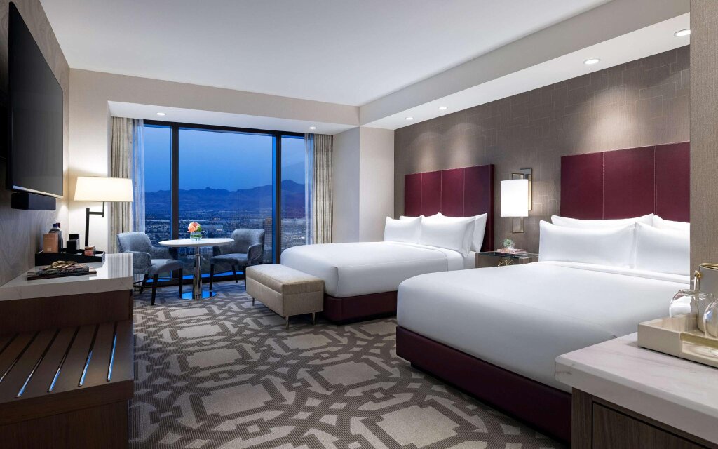 Standard Double room with city view Crockfords Las Vegas, LXR Hotels & Resorts at Resorts World