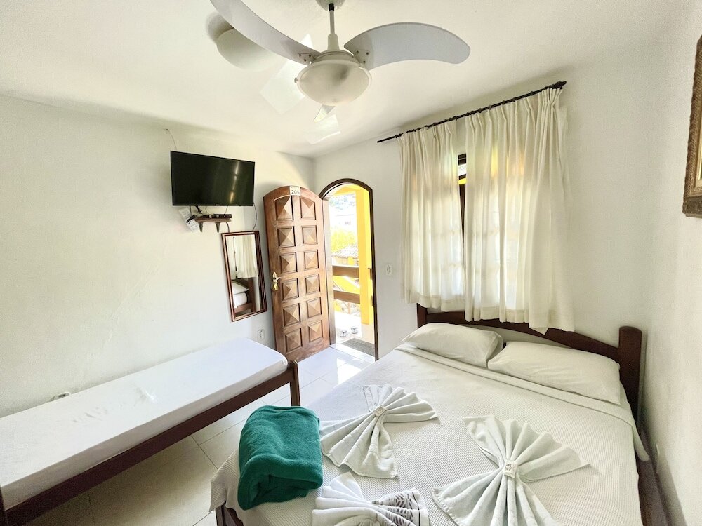 Standard Dreier Zimmer 1 Schlafzimmer mit Gartenblick Pousada Toca dos Coelhos