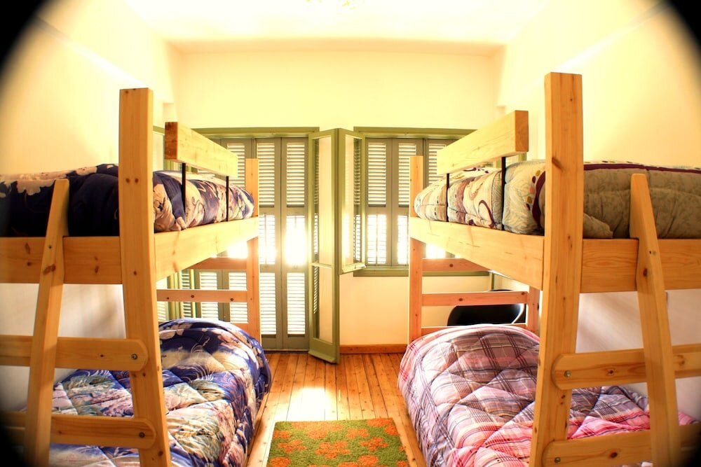 Кровать в общем номере (женский номер) с видом на город Lima Sol House