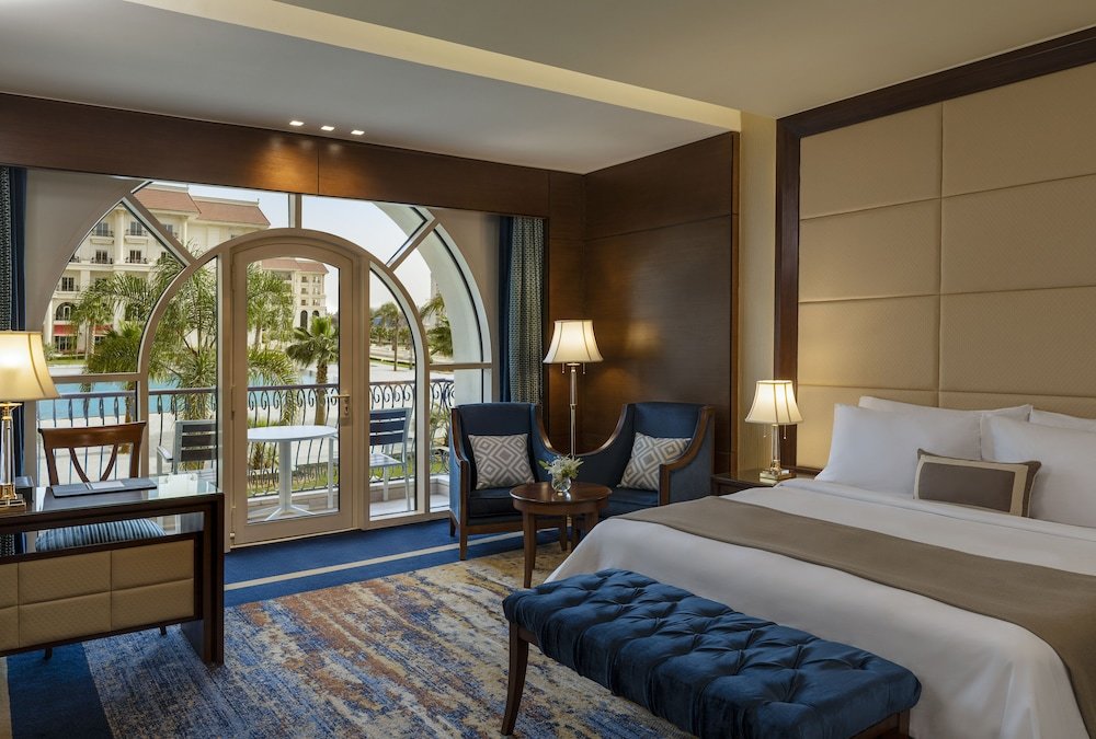 Deluxe Double room with balcony and with pool view The St. Regis Almasa Hotel, New Administrative Capital