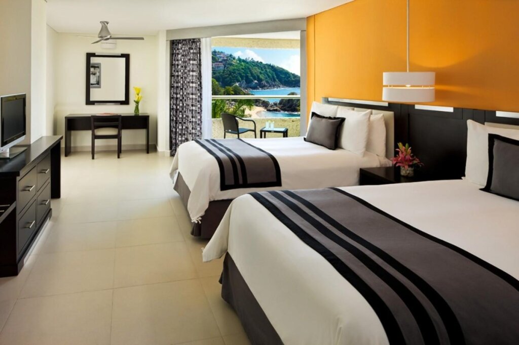 Двухместный номер Deluxe с частичным видом на океан Dreams Huatulco Resort & Spa