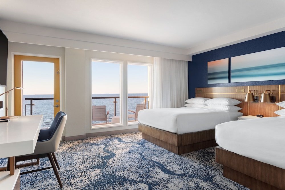 Suite mit Balkon und am Strand Delta Hotels by Marriott Virginia Beach Waterfront