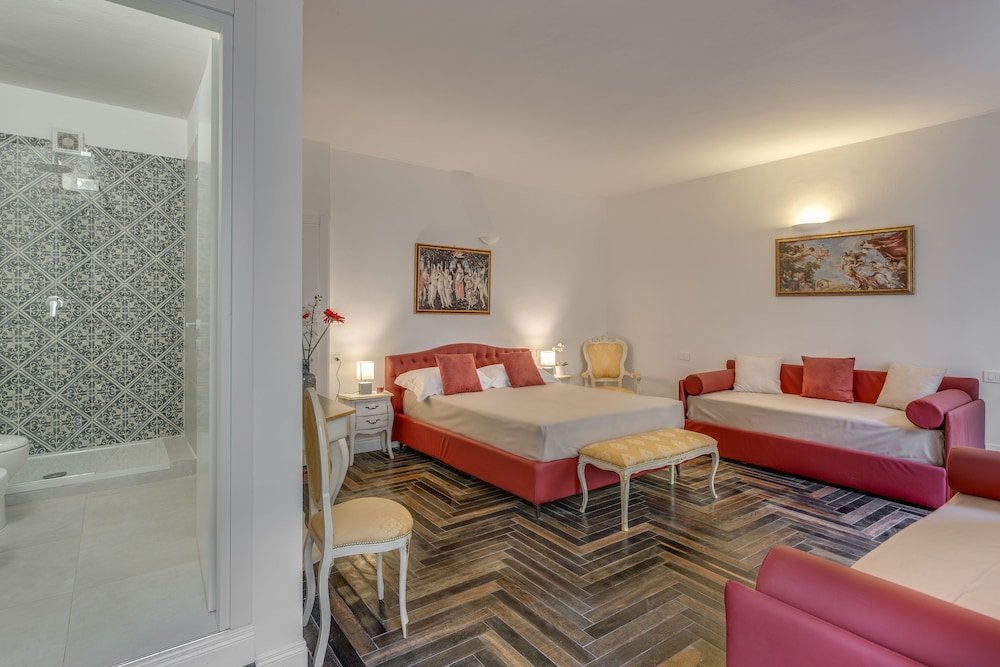 Standard quadruple chambre Vue sur la ville Residenza D'Epoca Sant Anna