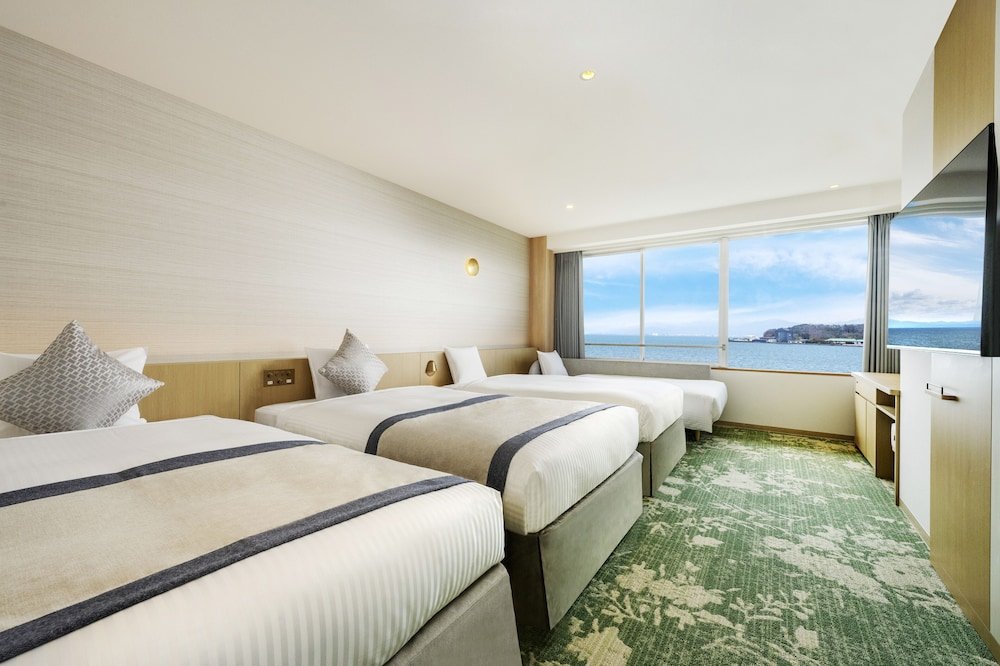 Standard Quadruple room with view KAMENOI HOTEL Hikone