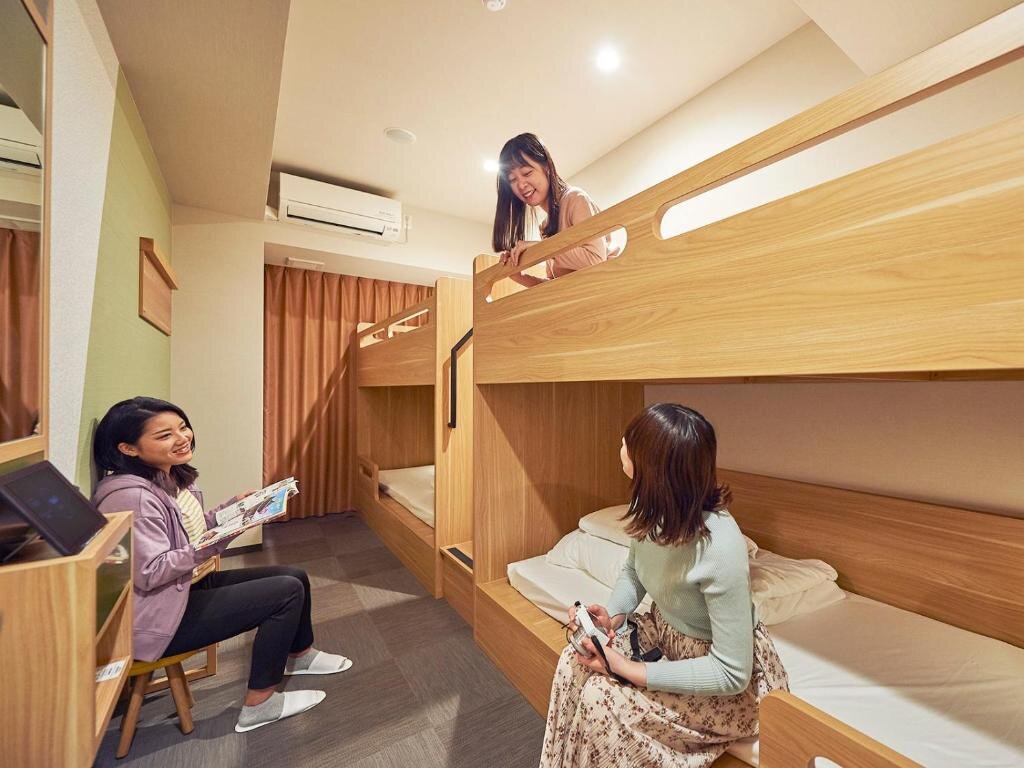Четырёхместный номер Standard THE POCKET HOTEL Kyoto Karasuma Gojo