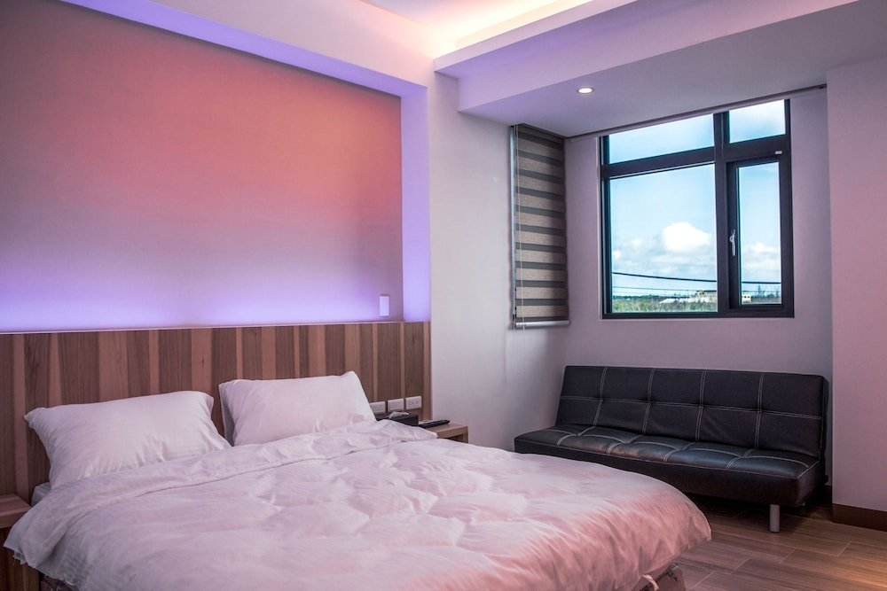 Komfort Doppel Zimmer mit Balkon und mit Meerblick Penghu oosleep homestay