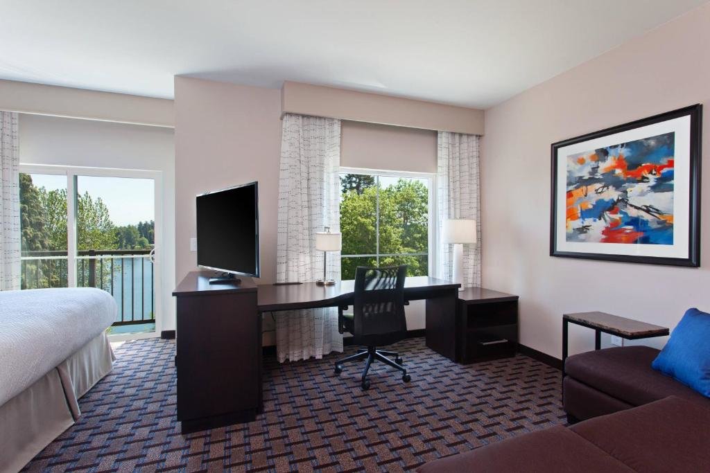 Estudio con balcón Residence Inn by Marriott Seattle Sea-Tac Airport