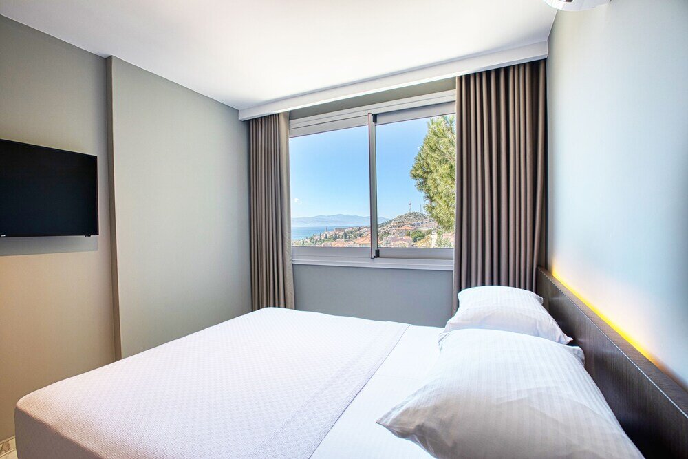 Komfort Doppel Zimmer mit Meerblick AEGEAN Apartments - Çeşme