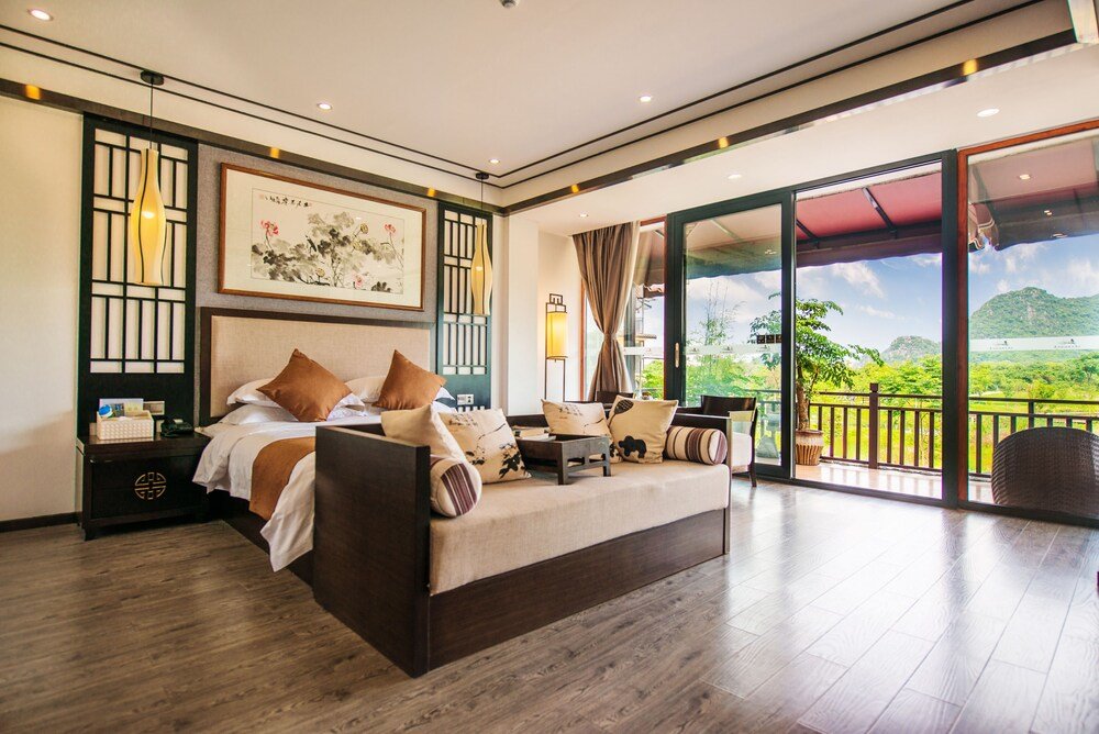 Standard double chambre 1 chambre Vue montagne Peach Blossom Resort Hotel