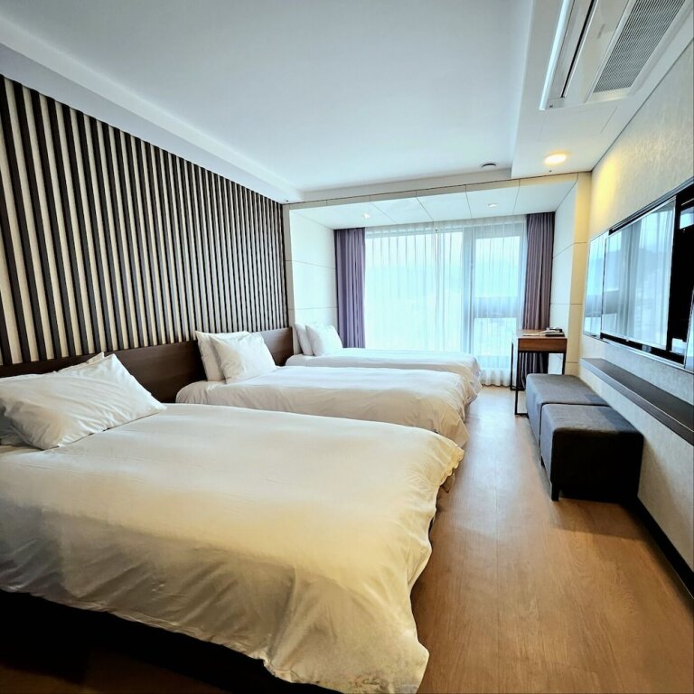 Трёхместный номер Deluxe Hotel Air City Jeju