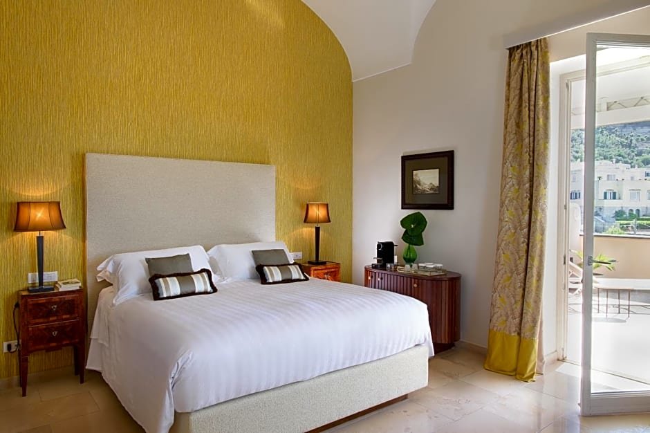 Deluxe Double room with balcony and with sea view Villa Marina Capri Hotel & Spa