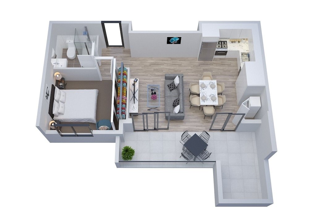 1 Bedroom Deluxe Apartment Manhattan Apartments - Caulfield North