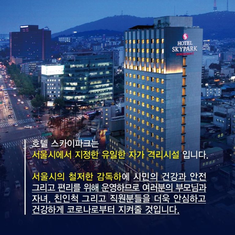Двухместный номер Deluxe Hotel Skypark Dongdaemun I