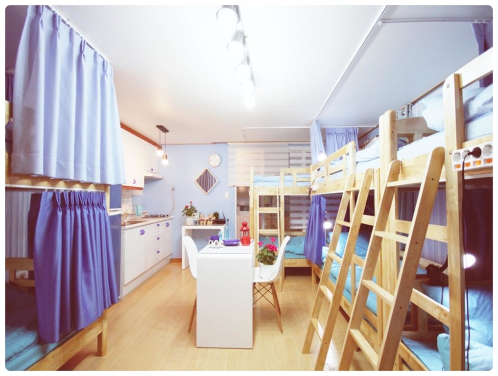 Кровать в общем номере (женский номер) Han River Residence & Guesthouse