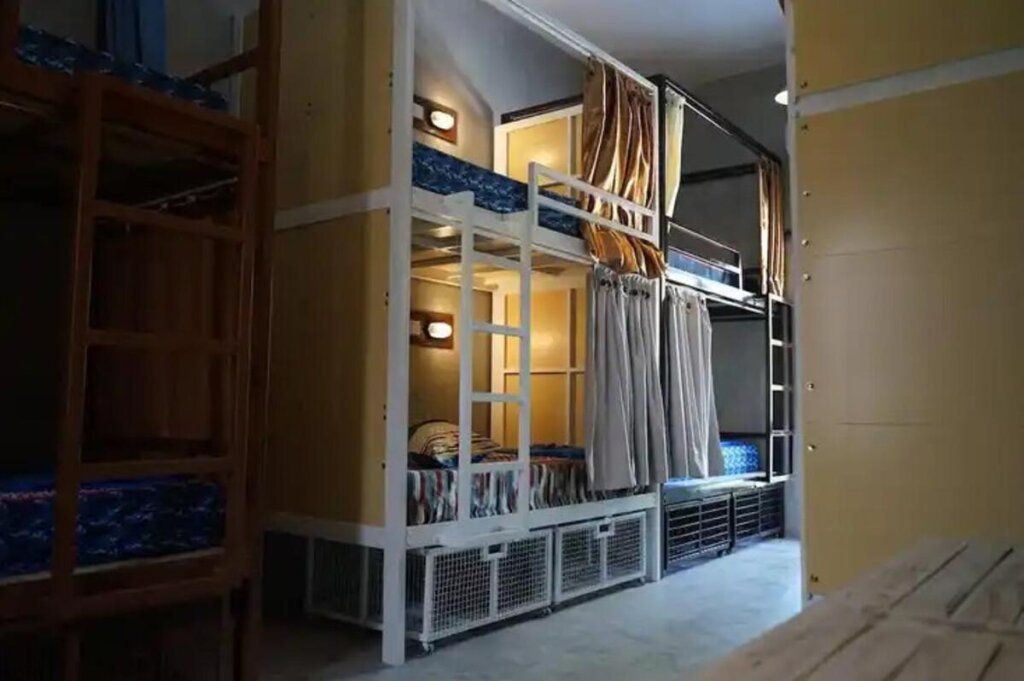 Кровать в общем номере Bali Bobo Hostel