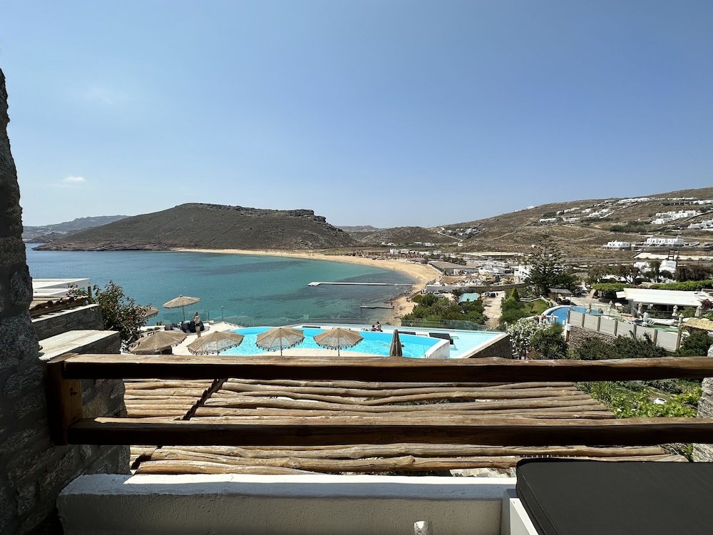 Superior room with balcony and with sea view Panormos Village