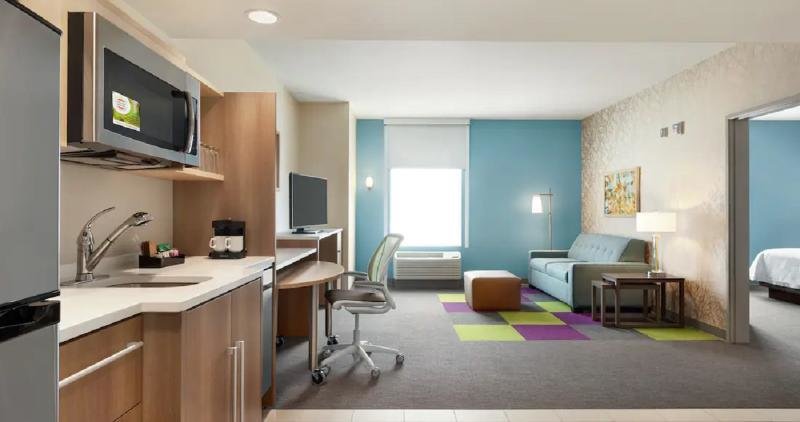 Двухместный люкс c 1 комнатой Home2 Suites By Hilton Petaluma