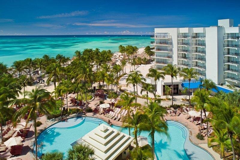 Двухместный номер Standard с частичным видом на океан Aruba Marriott Resort & Stellaris Casino
