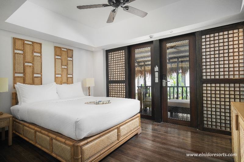 Standard Doppel Zimmer mit Balkon und mit Gartenblick El Nido Resorts Miniloc Island
