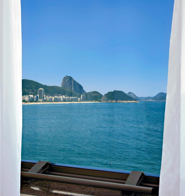 Двухместный номер Deluxe с видом на море Orla Copacabana Hotel