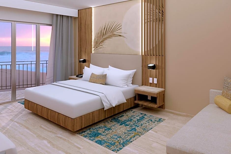 Гостевой номер с частичным видом на океан Marriott Cancun, An All-Inclusive Resort