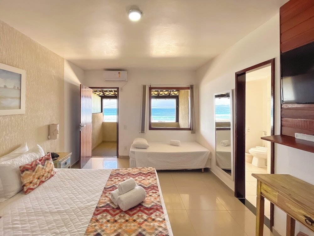 Habitación Confort con balcón y con vista al mar Pousada do Albatroz