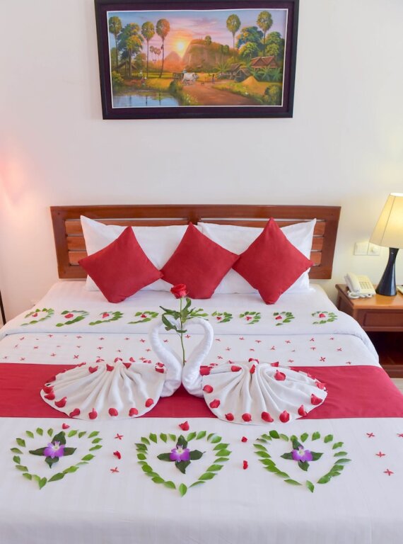 Deluxe Einzel Zimmer mit Balkon und mit Stadtblick Dinata Angkor Boutique Hotel
