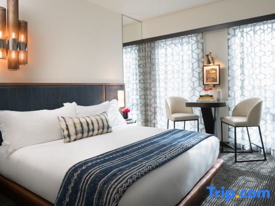 Suite 1 Schlafzimmer mit Stadtblick New Century Grand Hotel Huaian
