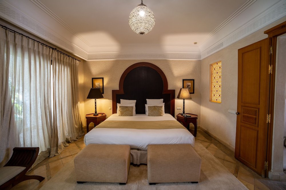 Deluxe Zimmer mit Balkon und mit eingeschränktem Meerblick Le Riad Villa Blanche