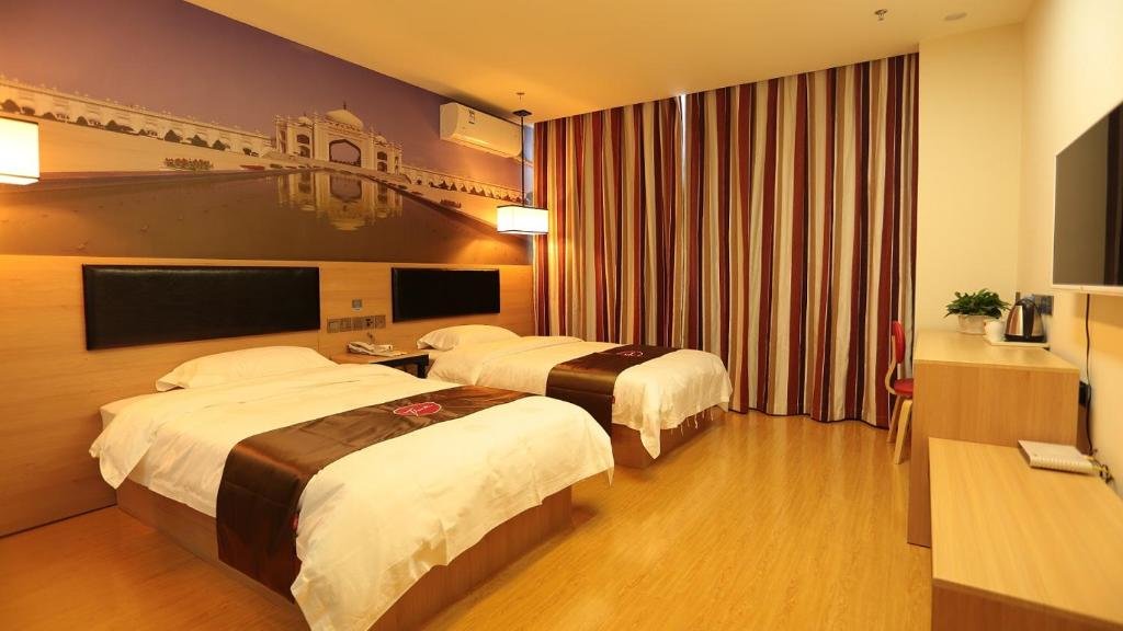 Standard Familie Zimmer Thank Inn Hotel Ningxia Yinchuan Xixia District Tongxin Road