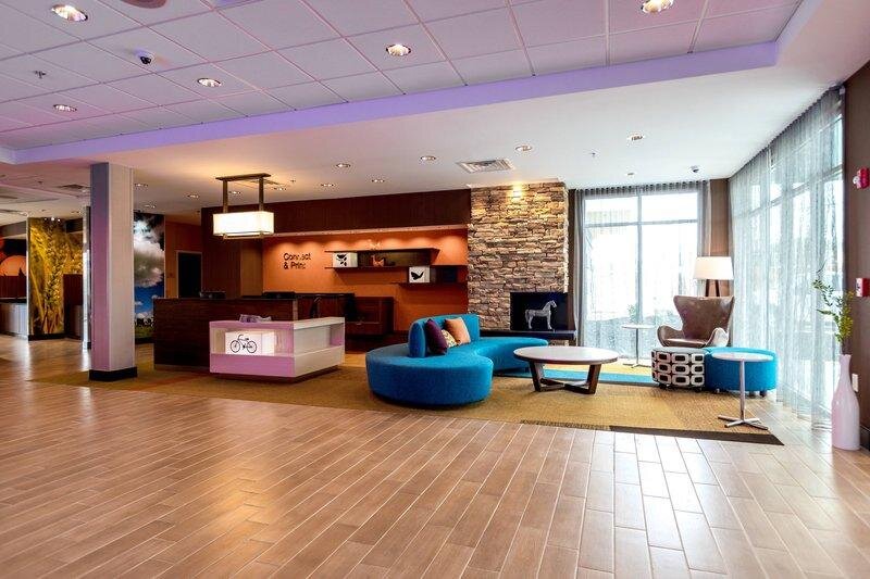 Кровать в общем номере Fairfield Inn & Suites by Marriott Atlanta Acworth