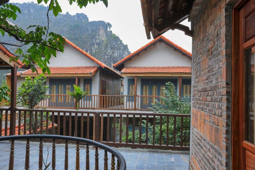 Четырёхместный семейный номер Standard с видом на сад LittleTamCoc Boutique Villa Ninh Binh