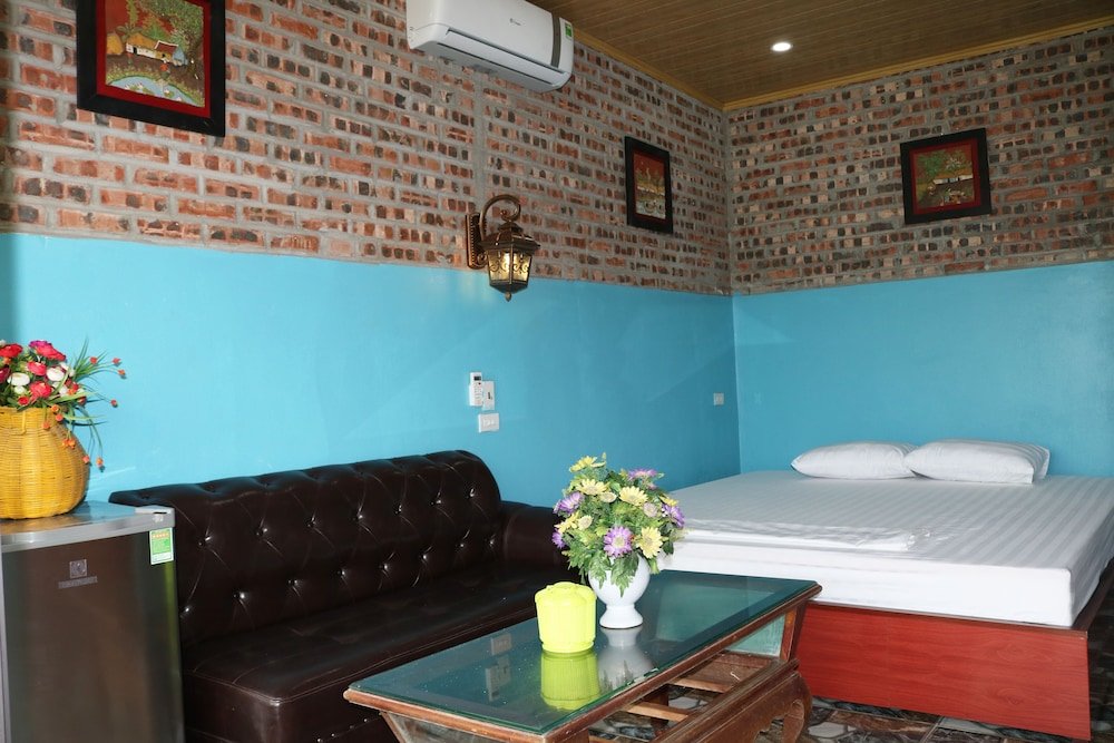 Supérieure double chambre avec balcon Hang Mua Homestay - Hostel